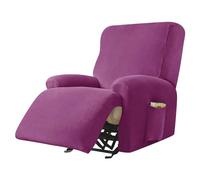 Copripoltrona Relax Reclinabile, Copripoltrona Elettrica Reclinabile | Elasticizzatocon Tasche Universale Copri Poltrona Elettrica Reclinabile con Braccioli(Large,1 Posto)