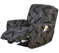Copripoltrona Relax Reclinabile Elettrica Con Tasche Fodera Per Poltrona,Universale Coprisedile Chivas Poltrona Reclinabile Relax Completo Elasticizzato, Copertura Per Poltrona ( Color : 21# , Size :