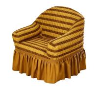 Copripoltrona Relax reclinabile Federa Divano Elasticizzato Copridivani Stretch con Gonna Antiscivolo Lavabile Morbido Protettore Singolo Resistente(Mustard yellow)