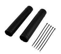 copripolvere per forcella anteriore Adatto per KT-M Adatto per Honda Motocross Protezione forcella anteriore Protezione ammortizzatore Copertura avvolgente Pelle forcella(Black)