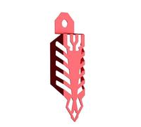 copripolvere per forcella anteriore Copri ammortizzatori forcella anteriore, copri ammortizzatore, set di copri inferiori, forcella per moto da cross, Defender Scratch(Red)