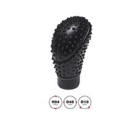 COPRIPOMELLO GRIP ANATOMIC SILICONE NERO ANTISCIVOLO
