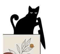 Copriporta - Copriporta Decorativo in Legno,Arte Muraria Decorativa A Forma Di Gatto Per Negozio Camera Studio Appartamento