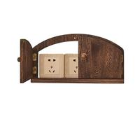 Copripresa | Design Estetico Naturale con Rivestimento | Scatola Salva Bambini e Antiurto | per Interni Casa Camera Bagno Ufficio Scuola Animali Domestici