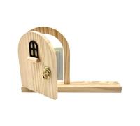 Copripresa Porta Delle Fate Proteggi Prese in Legno con Design | Sicurezza Bambini per Prese Elettriche Per Casa Asilo Cameretta Camera da Cucina Ufficio Scuola Genitori