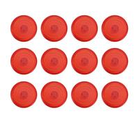 Copripulsante Set da 12, Compatibile con Sallybox, Fightingbox, Slimbox e Flatbox, per Kailh, Cherry, TTC, Akko, Glorious Switches (rosso)