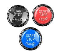 Copripulsante Start Stop Cover Decorazione Trim Anelli Per BMW E90 E92