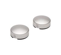 Copripulsanti D'Addario Accessories XPND per pedaliera - Copriswitch per pedaliera per chitarra - Argento, confezione da 2