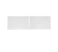 Copriradiatore Design Mensola Copritermosifone Bianco Radiatore Copertura Balcone Studio(15.75 x 15.75in/400 x 400mm)