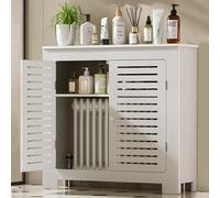 Copriradiatore for la Casa con Ante e Ripiano Portaoggetti, Copriradiatore Vecchio Radiatore, Nascondi Tubi Ingombri, Armadietto Riscaldante Decorativo for la Casa(23.6x27.6x9.8in)