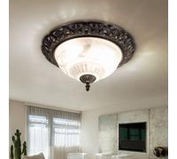 Coprire La Lampada A LED Alluminio Argento Effetto Antico Dormire Camera Fiori [EEK: F]