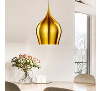 Searchlight Lampada a sospensione Vibrante Alluminio Oro 1 luce E27