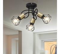 Coprire Lampada Spot Rondella Ess Camera Illuminazione Nero Ottone Cucine Luce