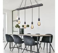 Coprire Lampada Vintage Appesa Luce Dormire Illuminazione Stanza Legno Pendolo [EEK: Non valutato]