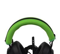 Coprire l'archetto della cuffia Manica archetto protettore cuffie cuscino protettivo con cerniera di ricambio per Razer Kraken PRO 7.1 V2 Headset (Verde)