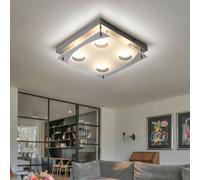 Coprire LED Design Lampada Luce Salotto Dormire Ess Camera Illuminazione Cromato