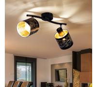 Coprire Luce Spot Nero Cucine Corridoio Illuminazione Lampada Oro Decorazione [EEK: Non valutato]