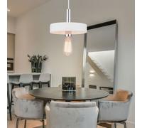 Coprire Pendolo Appesa Lampada Luce Gesso Bianco Illuminazione Salotto Camera [EEK: Non valutato]