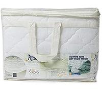 COPRIRETE biancaluna Una Piazza e Mezza Trapuntato con Angoli Modello Alton