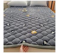 Coprirete Letto Trapuntato Matrimoniale/Singolo,Coprimaterasso con Elastici,Imbottito Lavabile Copri Materasso per materassi Fino a 25 cm Cmcoprimaterasso Resistente,Gray b,150x200cm/59x79in