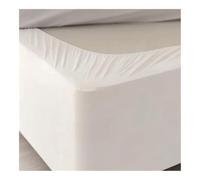 Coprirete Mantovana per Sommier Divan - In Lussuosa Finta Pelle Scamosciata con Tessuto su Tre Lati e Elastico Perimetrale Facile da Installare (Nero, King 180x200x37cm)