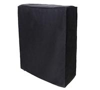 Fdit Coprirete pieghevole nero Coprimaterasso portatile Copertura antipolvere antipolvere per uso interno ed esterno(85 * 33 * 107cm)