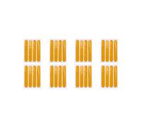 Copriruota Anteriore Posteriore Conchiglia Protettiva Adesivo Riflettente per Accessori Scooter Max G30 32 Pezzi, Giallo