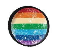 Copriruota di scorta con bandiera dei diritti gay, universale, impermeabile, per roulotte e camper.