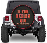 Copriruota di scorta personalizzata auto - il tuo quadro con foto e/o testo - personalizzato copri ruota di scorta per Auto pneumatici universali copertura 14 inch