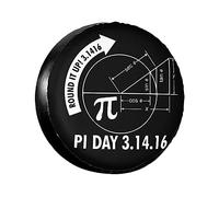 Copriruota di Scorta Pi Day 2016 3.1416 Round It Up Math Copertura della Ruota di Scorta Universal Copri Gomme Protezione UV Borsa per Pneumatici per Auto Camion XL