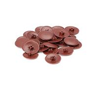 Copriruota eccentrico copri-foro brutto copri-croce, tappo decorativo per viti per mobili, tappo a vite autofilettante-Copriforo in rossa [100 pezzi]