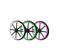 Copriruota for sedia a rotelle, 1 paio di copricerchi in silicone for sedia a rotelle, copricerchi for sedia a rotelle da 22/24 pollici, anelli di spinta for sedia a rotelle antiscivolo(Pink,22in)