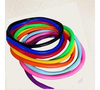 Copriruota for sedia a rotelle, 1 paio di copricerchi in silicone for sedia a rotelle, copricerchi for sedia a rotelle da 22/24 pollici, anelli di spinta for sedia a rotelle antiscivolo(Orange,22in)