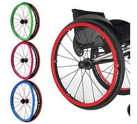 Copriruota for sedia a rotelle, 1 paio di copriruota for sedia a rotelle, Copriruota for spinta for sedia a rotelle in silicone da 24 pollici, Accessori for sedia a rotelle, Coprivolantino for sedia a