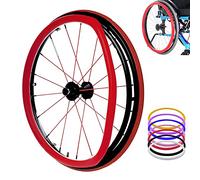 Copriruota for sedia a rotelle, Copricerchio for sedia a rotelle, Copriruota for sedia a rotelle sportiva for ruota posteriore da 24 pollici, Copriruota for spinta a mano in silicone, Antiscivolo, Res