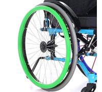 Copriruota for sedia a rotelle, Copricerchio for sedia a rotelle in silicone da 24 pollici, Copriruota for spinta a mano antiscivolo resistente all'usura, Copricorrimano for sedia a rotelle (Color :
