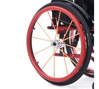 Copriruota for sedia a rotelle, copriruota in silicone for sedia a rotelle da 24 pollici, copriruota in silicone antiscivolo e resistente all'usura for una migliore trazione, protezione delle mani, fa