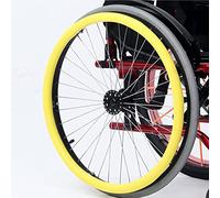 Copriruota for spinta for sedia a rotelle, Copriruota for sedia a rotelle sportiva for ruota posteriore, Copricerchio for spinta for sedia a rotelle antiscivolo e resistente all'usura, Manicotto prote