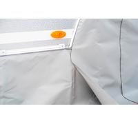 Copriruota Hindermann per Dethleffs dal 2014 c'go / c'trend / Camper / Nomad / Beduin / Exclusiv con assale in tandem grigio chiaro