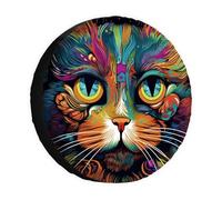 Copriruota Per Auto Foldex Cat Copriruota Borsa 17 inch | impermeabile Coperchio Ruota di Scorta antipolvere borsa per pneumatici Per Rimorchio Camion SUV