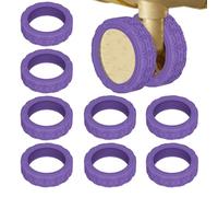Copriruota per bagagli, custodia protettiva per ruote, 8 pezzi, copriruote per valigia | custodia in silicone per ruote | copertura protettiva per ruote, riduzione del rumore, protezione del So, viola