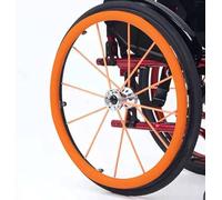 Copriruota Posteriore for Sedia a Rotelle, Copertura for Sedia a Rotelle Sportiva in Silicone, Copertura for Spinta a Mano Antiscivolo e Resistente all'Usura, Migliora Ancora di più la Presa e la Traz