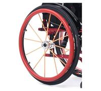 Copriruota Posteriore per Sedia A Rotelle Copri cerchione for sedia a rotelle, copertura antiscivolo resistente all'usura/spinta a mano, facile da pulire(B,22inch)