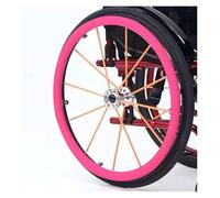 Copriruota Posteriore per Sedia A Rotelle Copricerchi for sedia a rotelle da 24/22 pollici, copricerchi antiscivolo e resistenti all'usura, copricerchi in silicone, copricerchi di protezione for anell