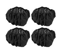 Copriruote per Passeggino da 4 Pezzi, Copriruote per Passeggino per Bambini Copriruote per Passeggino in Tessuto Oxford Accessori per Passeggino (set da 4 Pezzi Neri)(M)