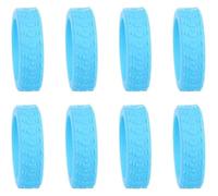 Copriruote protettivi, Proteggi Ruota Bagagli Caster Valigia Riduci Rumore Silicone Multicolor 24/32 Pz