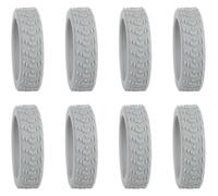 Copriruote protettivi, Proteggi Ruota Bagagli Caster Valigia Riduci Rumore Silicone Multicolor 24/32 Pz