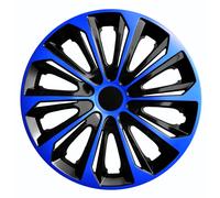 Copriruote universale nero blue 15" set 4 pezzi alta qualita' GARANZIA ITALIA