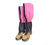 Coprisarpa Antisabbia per Stivali da Hiking e per trail Coprisarpa | Tessuto Oxford impermeabile, blocca neve acqua sabbia, ideale per sentieri fangosi, inverno rigido(Pink)