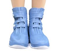 Copriscarpe antipioggia - Copriscarpe per stivali, facili da maneggiare, antiscivolo, a doppio strato, robusto, spesso, per uomini, donne e bambini